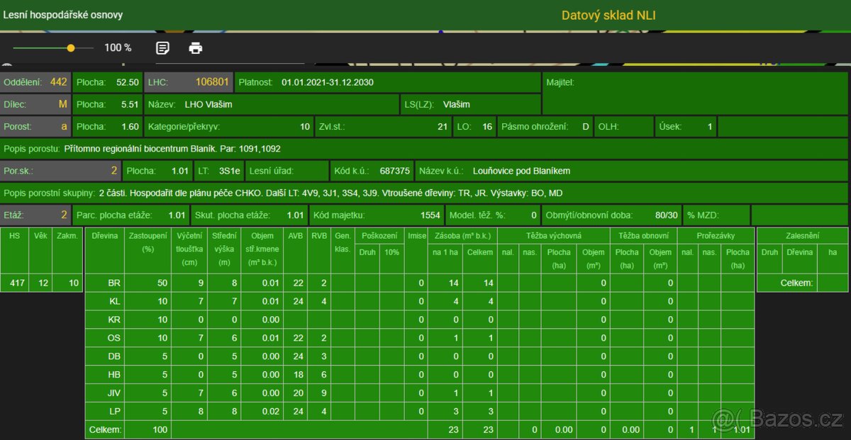 Prodám pozemky v katastrálním území Louňovice pod Blaníkem - 6