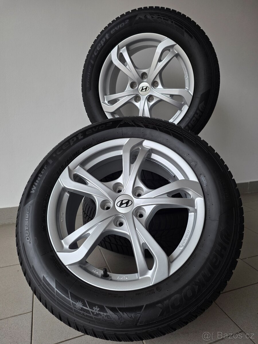 Zimní sada Hyundai 5x114 Pneu 225/60/17 - zánovní - 6