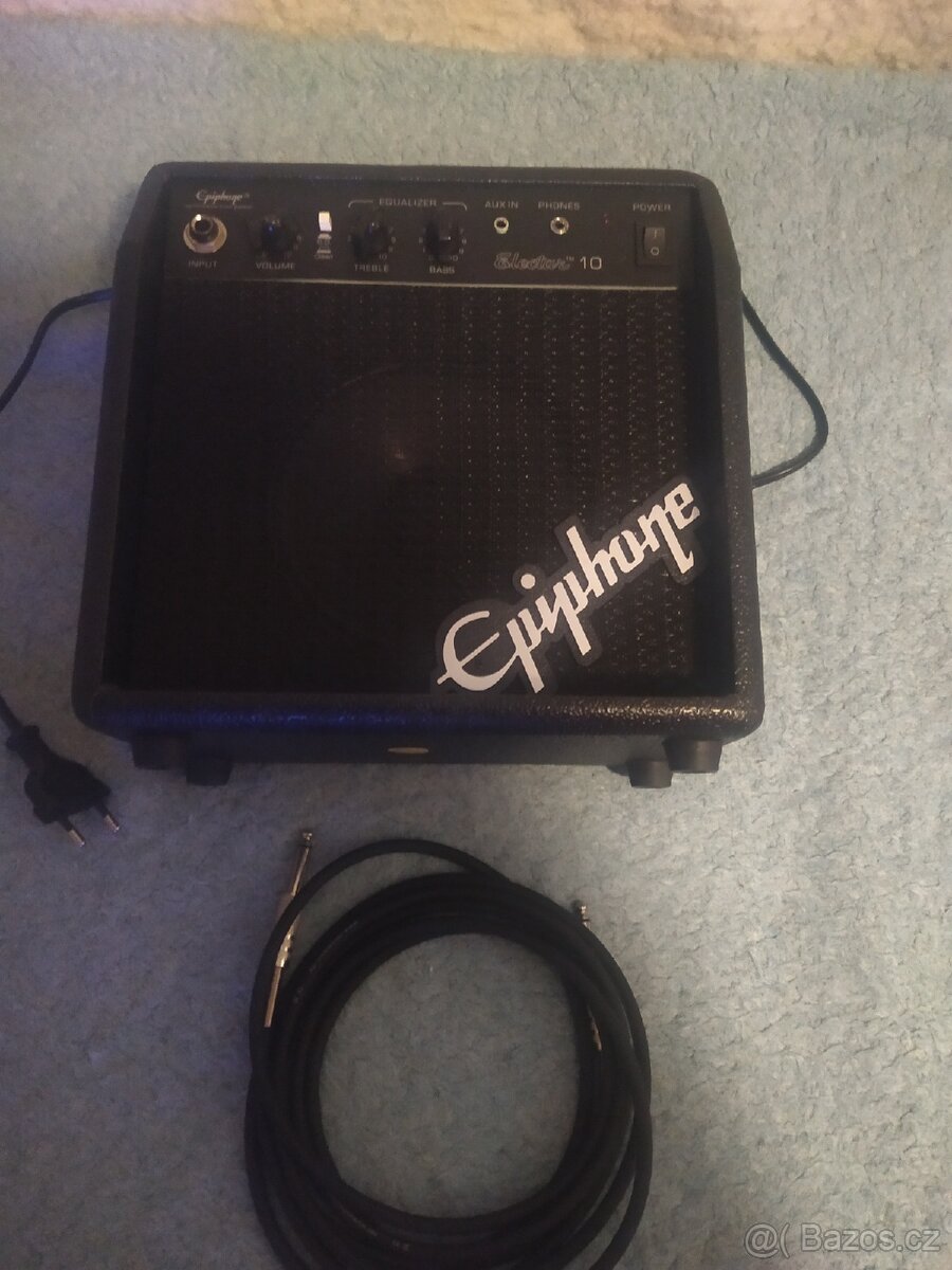 Kytara Les Paul Epiphone special II s kufrem a kombem. - 6