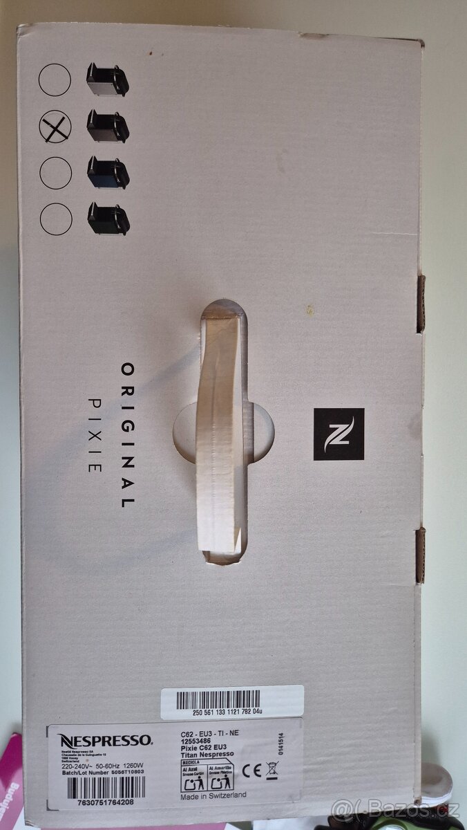 Kávovar Nespresso Pixie C62 Titan – nový, nepoužitý - 6