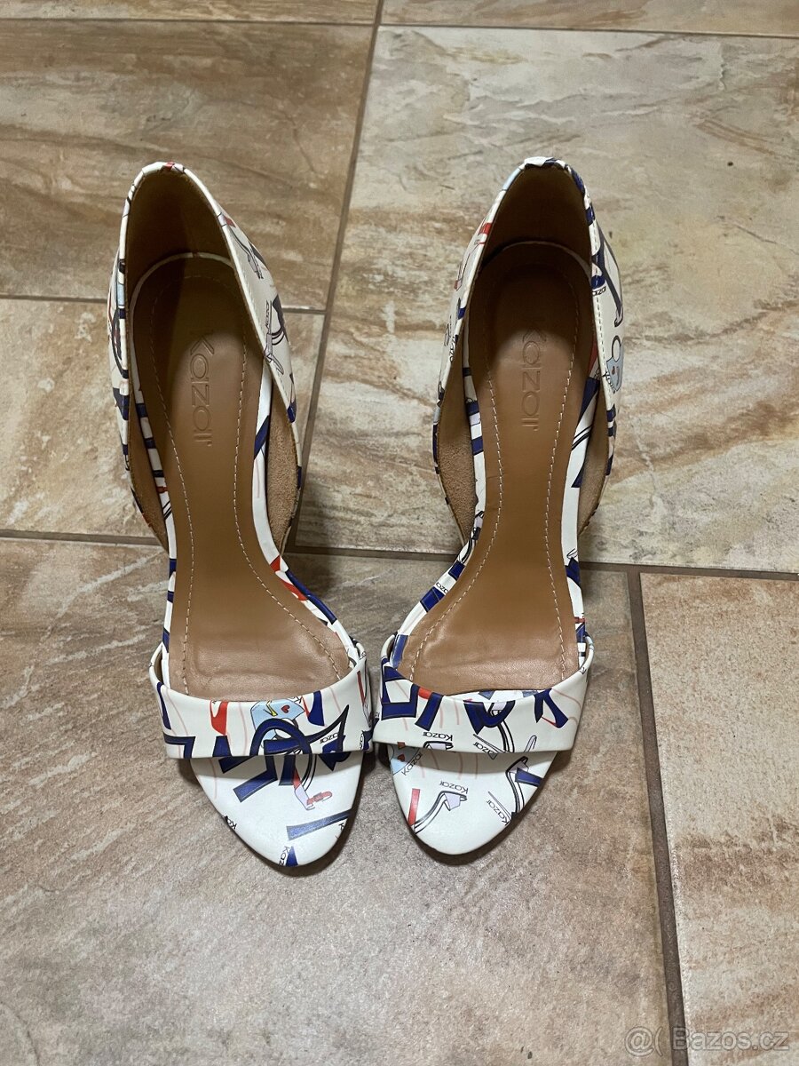 Luxusní nové kožené lodičky zn.Kazar,vel.36 - 6