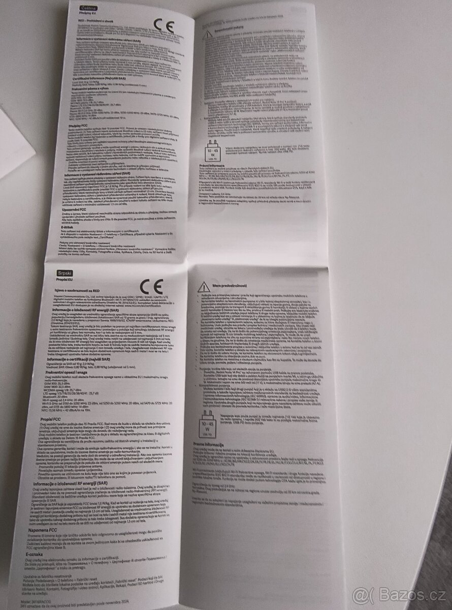 Nabízím nový mobilní telefon Xiaomi Redmi Note 14 Pro 8GB/25 - 6