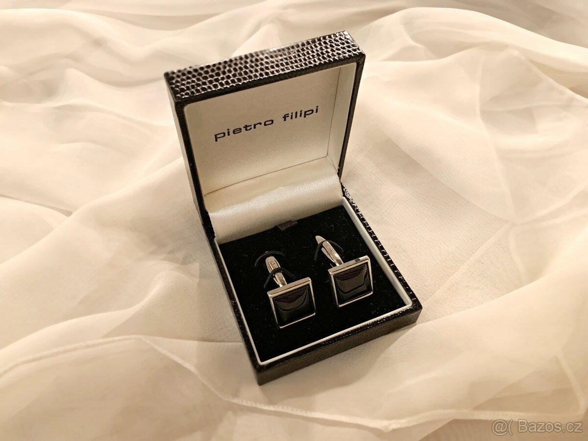 Elegantní pánské manžetové knoflíčky PIETRO FILIPI (nové) - 6