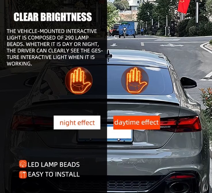 Auto Fun Smile Face Lights s dálkovým ovládáním - 6