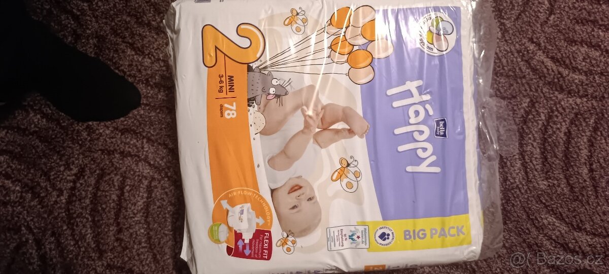 Dětské pleny 1,,2 - 6