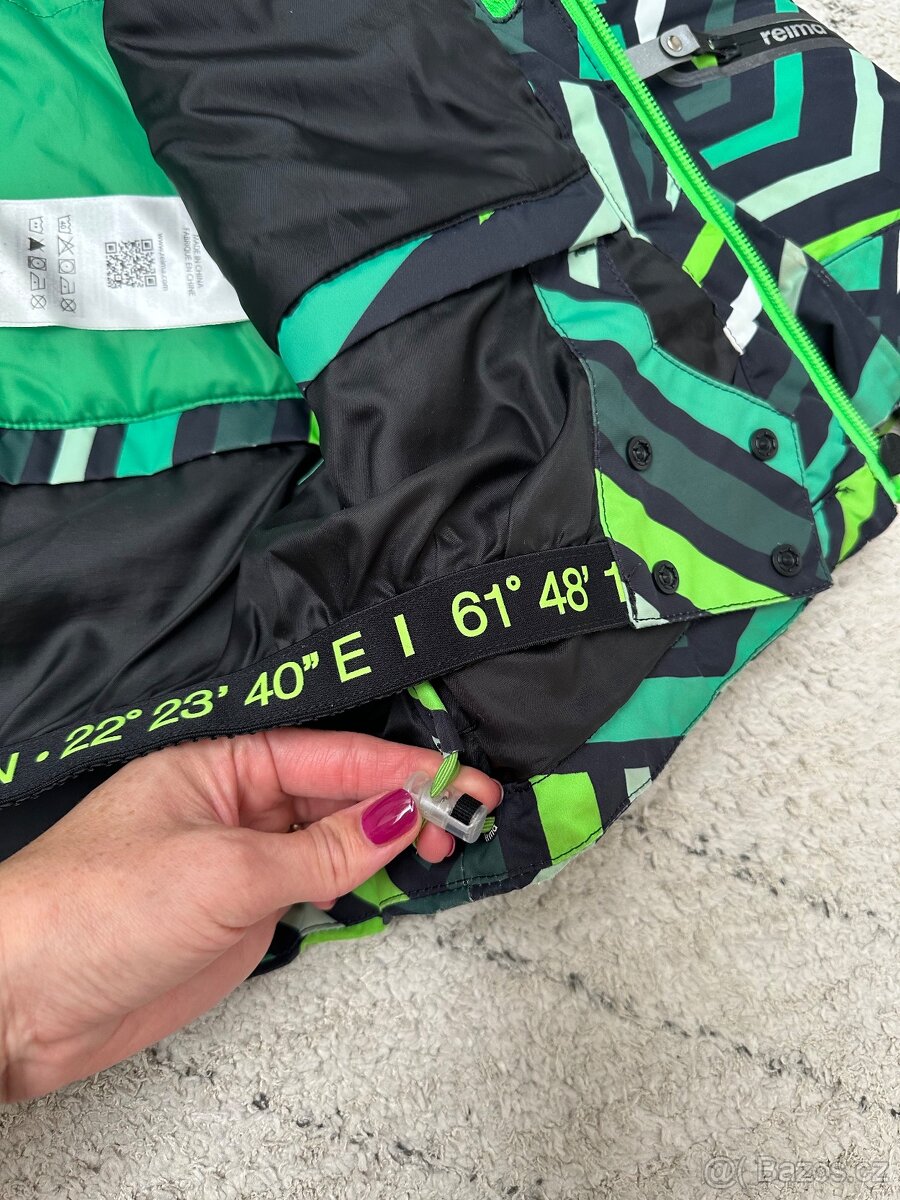 Dětská zimní i lyžařská bunda Reima Kairala vel 116 pro 6 le - 6