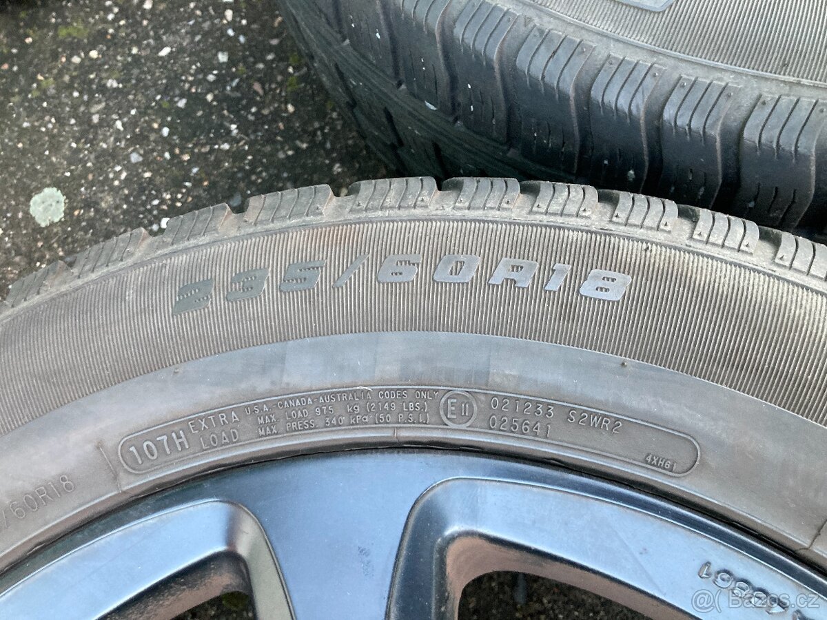 Alu kola CMS 18" 5×108, 8J, ET55 + zimní pneu - 6