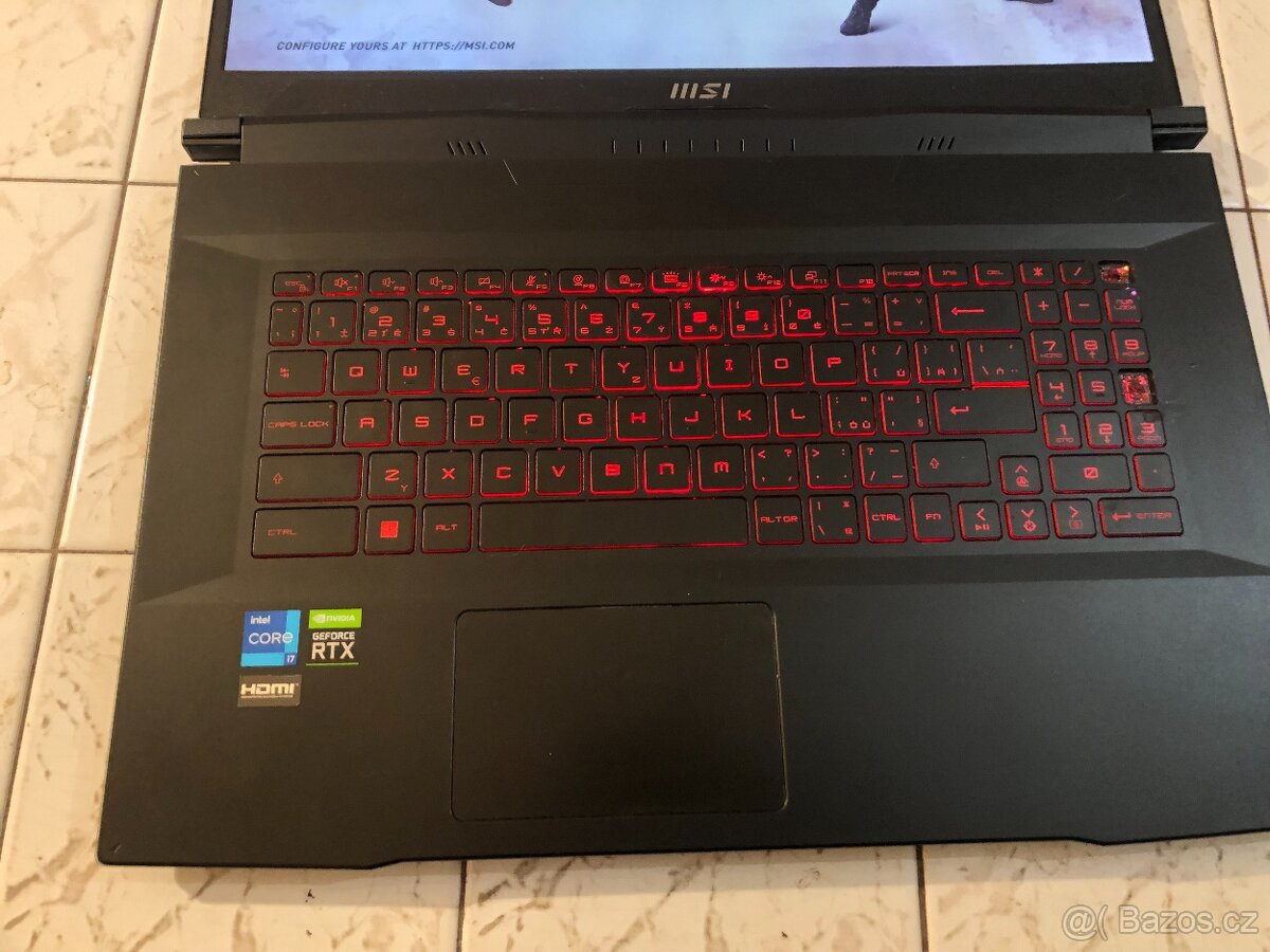 Herní notebook MSI katana gf-76 12ue rtx 3060 - 6