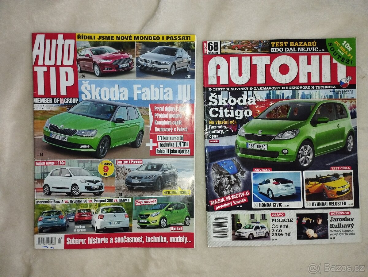 časopisy o autech - 6