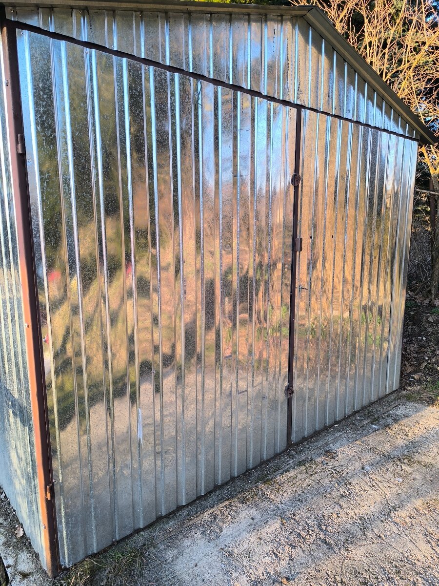 Plechová garáž 3x5m. - 6