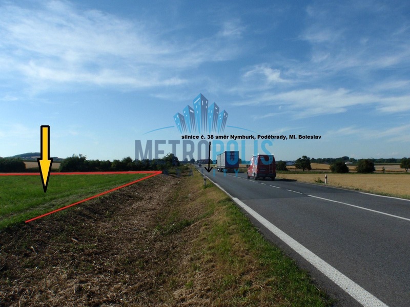 Prodej komerčního pozemku 8 498 m² na okraji Kolína - 6