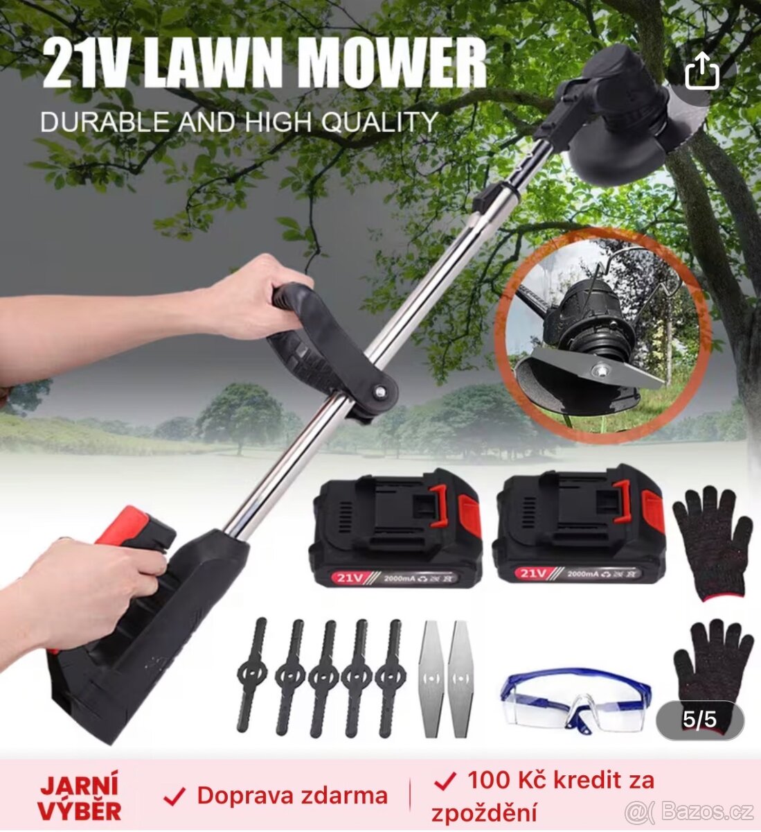 Elektrická přenosná sekačka - 6