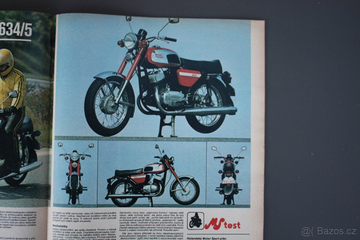 Jawa 350 634/5 - test světa motorů - 6