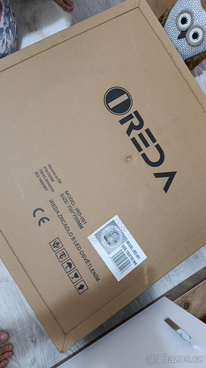 Ireda koupelnové LED zrcadlo s osvětlením, kulaté,70cm - 6