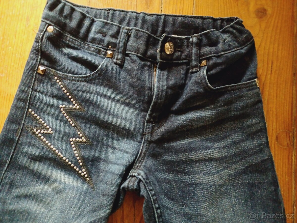 Dívčí slim džíny 128 - 6