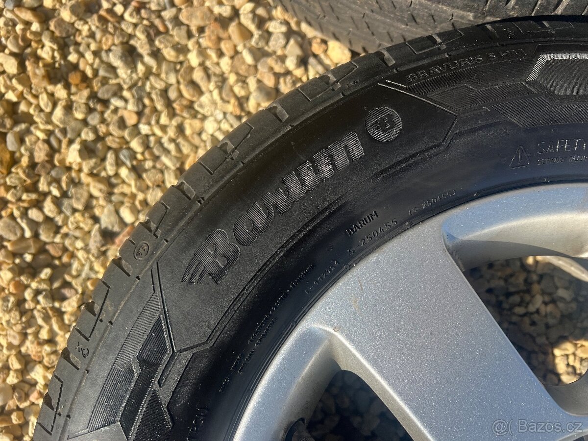 Originální letní sada Škoda 195/65R15, 7mm Barum - 6