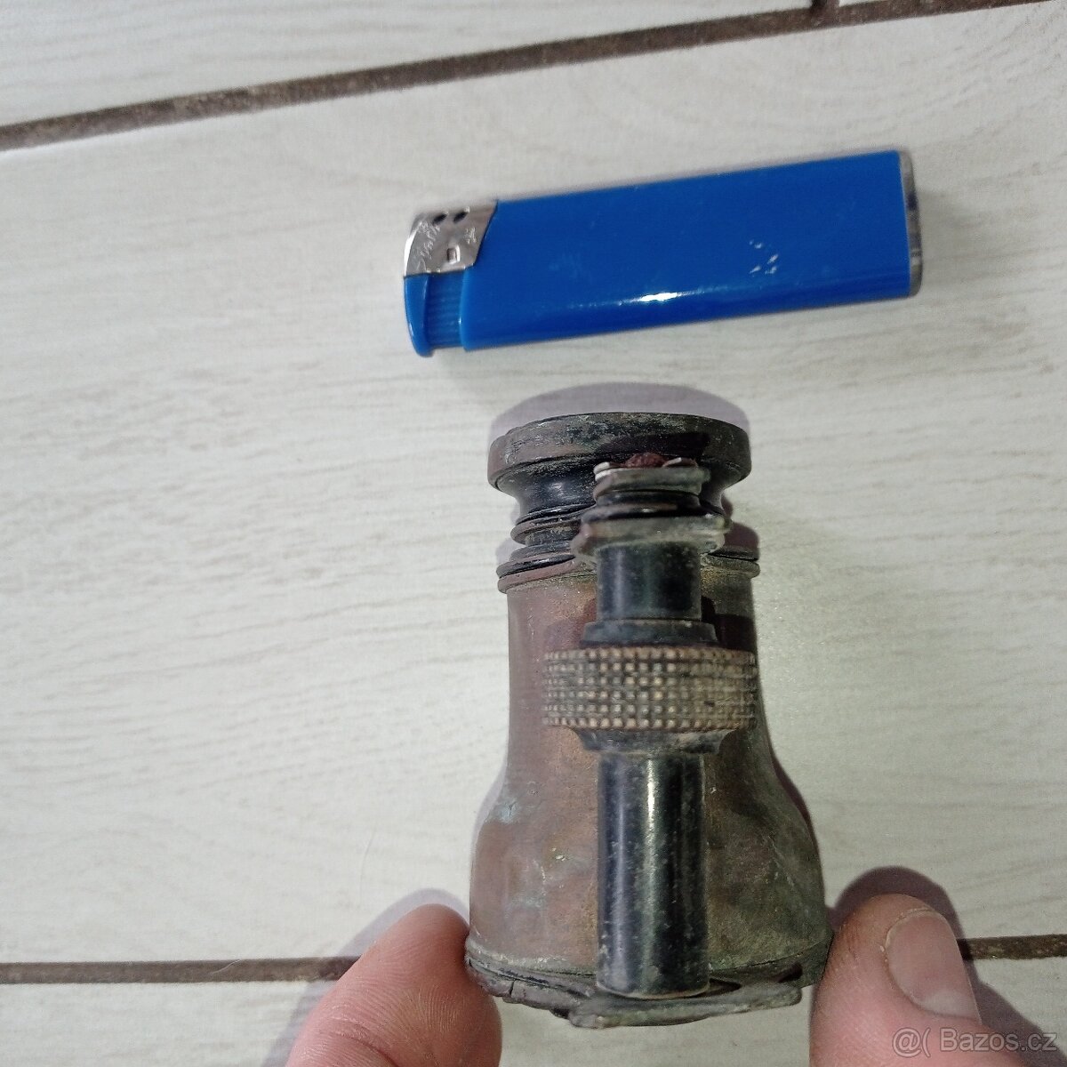 Starý dalokohled, kukátko mosaz - 6