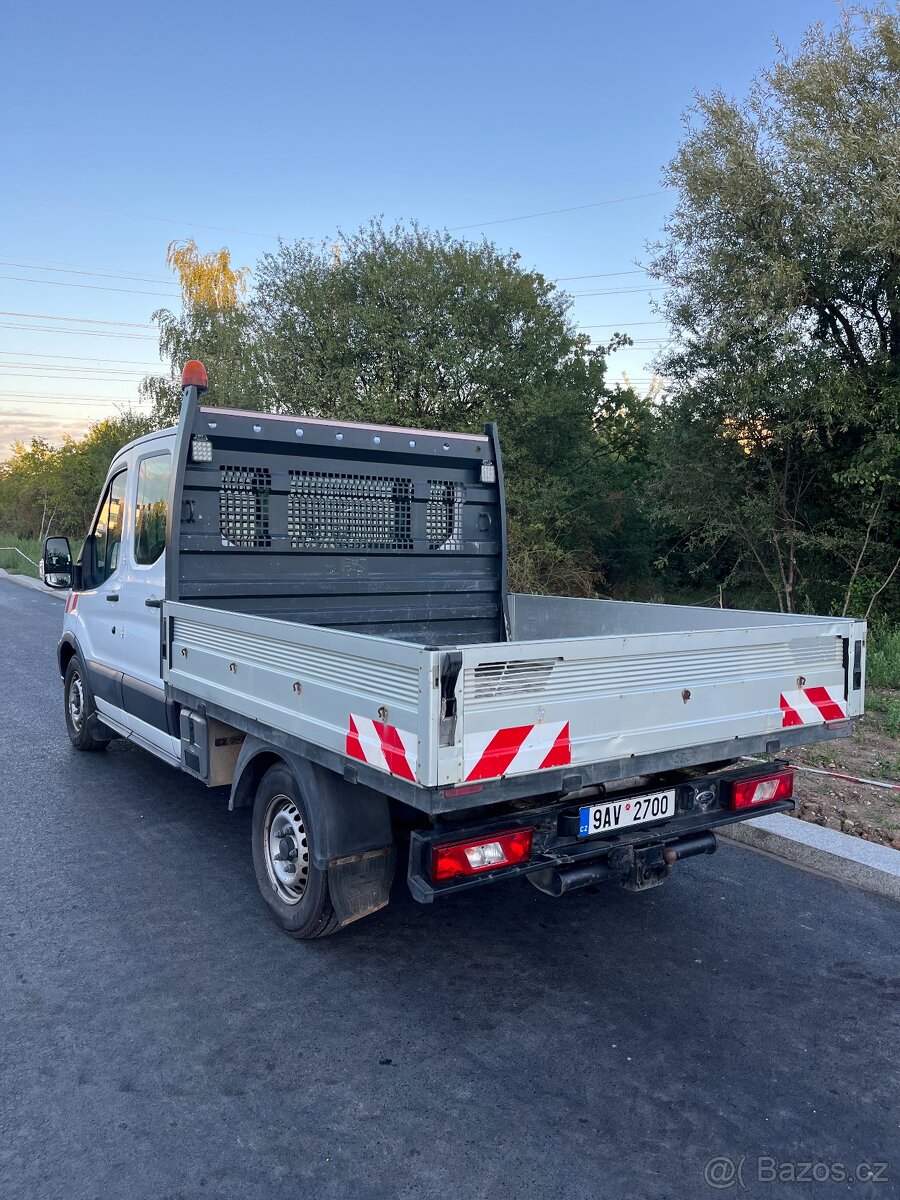Ford Transit 2,2 TDCI 114kW, doublecab, valník, 7 míst - 6