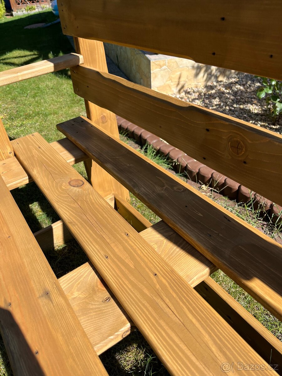 🌲🪑 Zahradní lavička – ruční výroba 🛠️✨ - 6