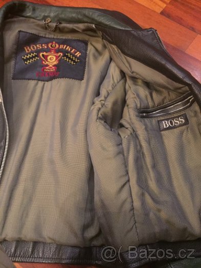 Boss biker - nádherná kožena bunda z hovězí kůže vel.M-L - 6