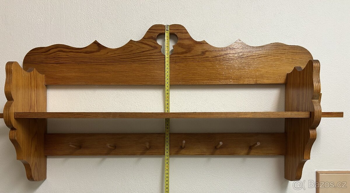 Dřevěná polička na zeď - 6