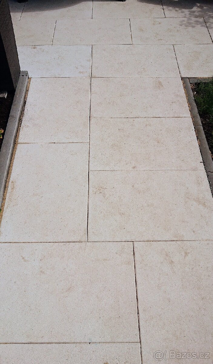 Dlažba Diton Delicate NOVÁ bílá obdélník 60cm/40 cm/4 cm - 6