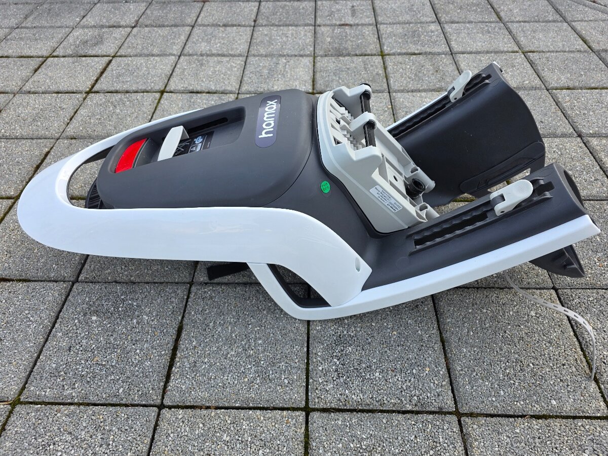 Dětská sedačka na kolo HAMAX CARESS WHITE + adaptér - 6