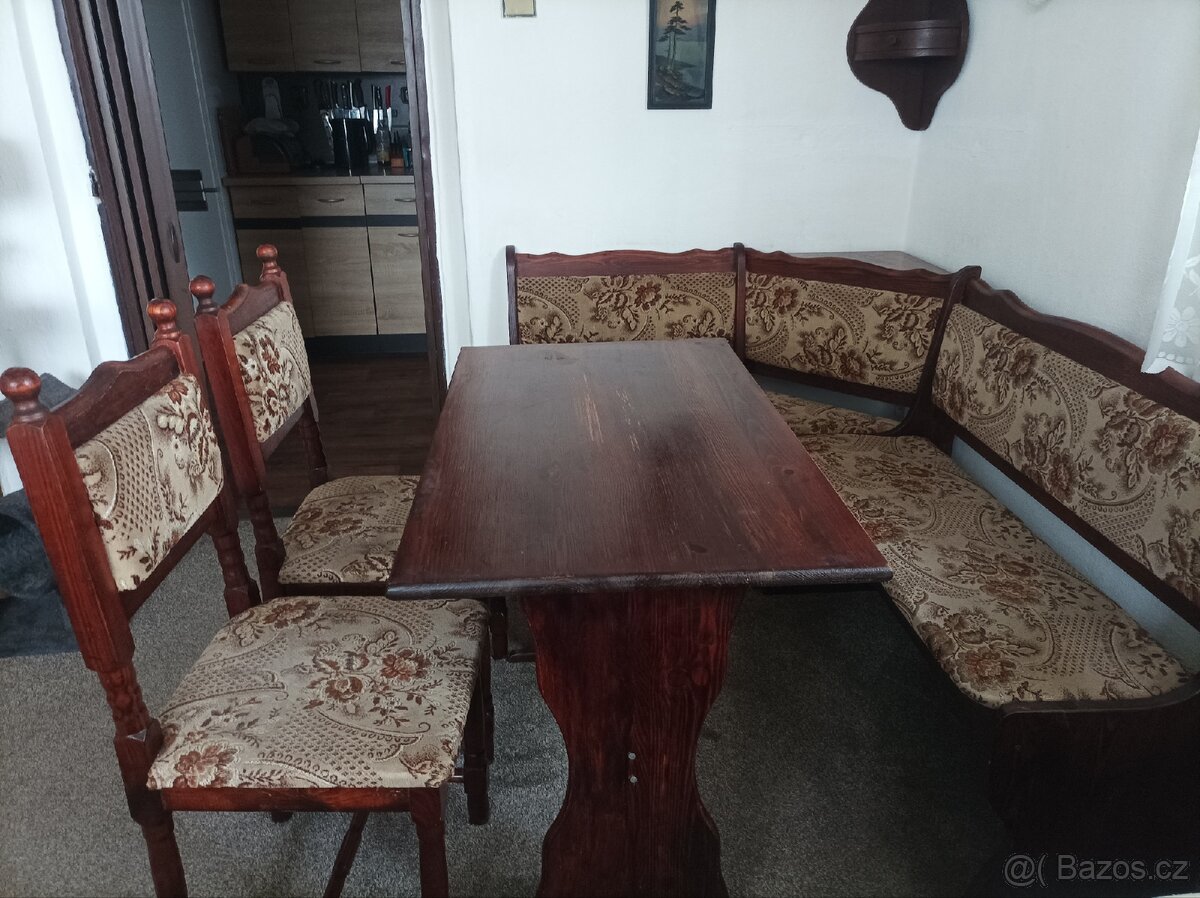 Retro rohová lavice - 6