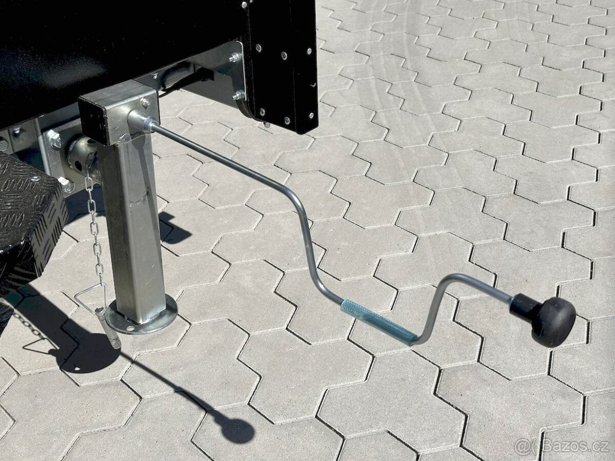 OFFROAD Přívěsný Vozík s Poklopem 1300Kg CAMPING,RYBAŘENÍ - 6