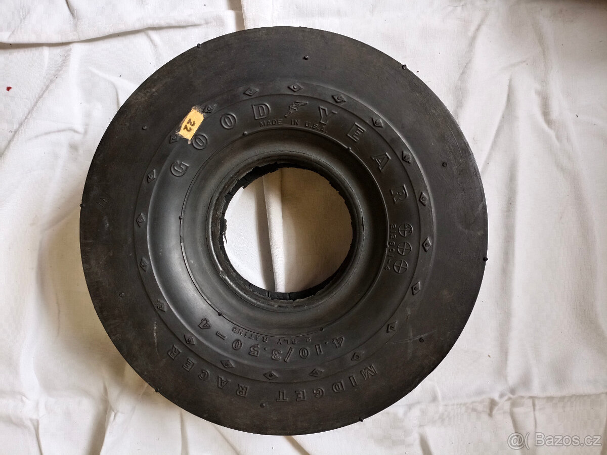 Motokára pneumatika barum continental stomil s hřeby hladkou - 6