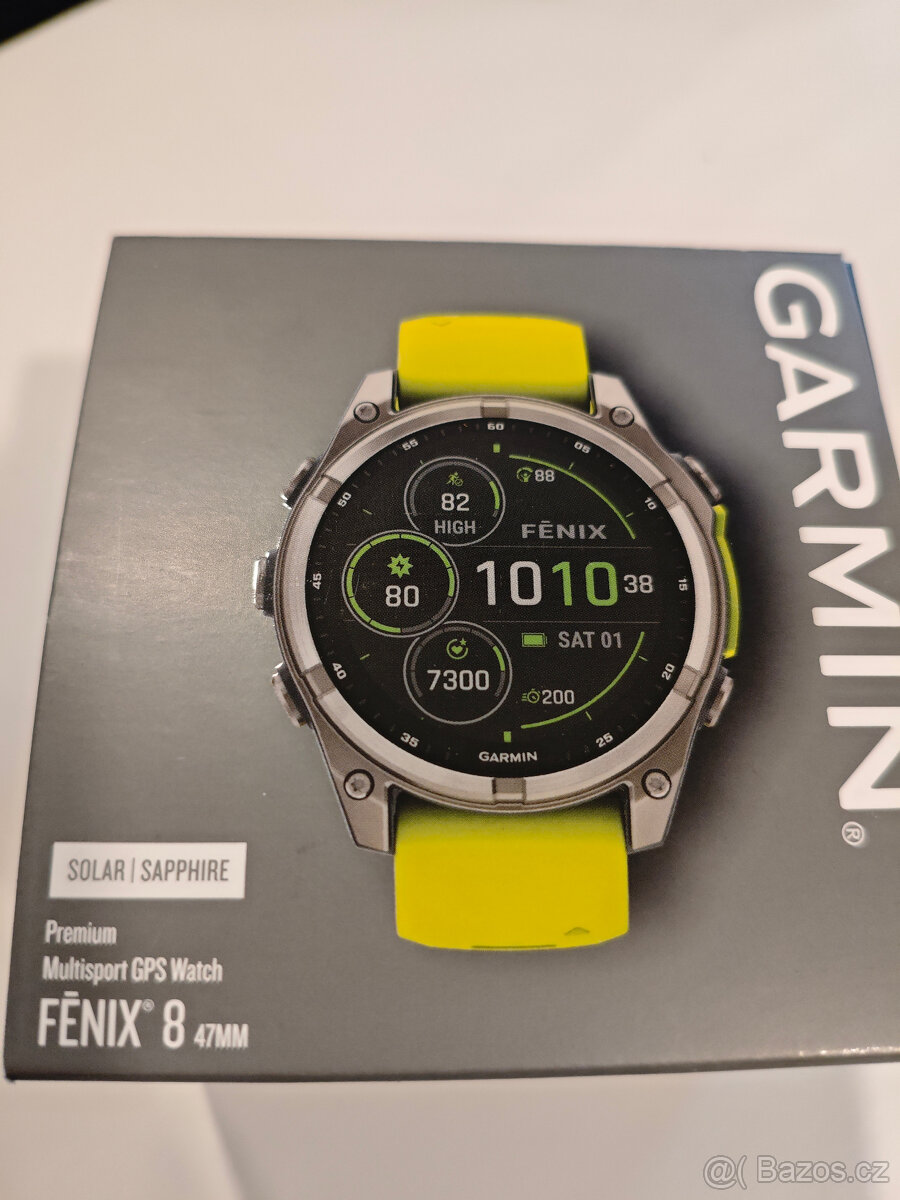 Garmin Fenix 8, 47 mm saphire solar titanium - 6
