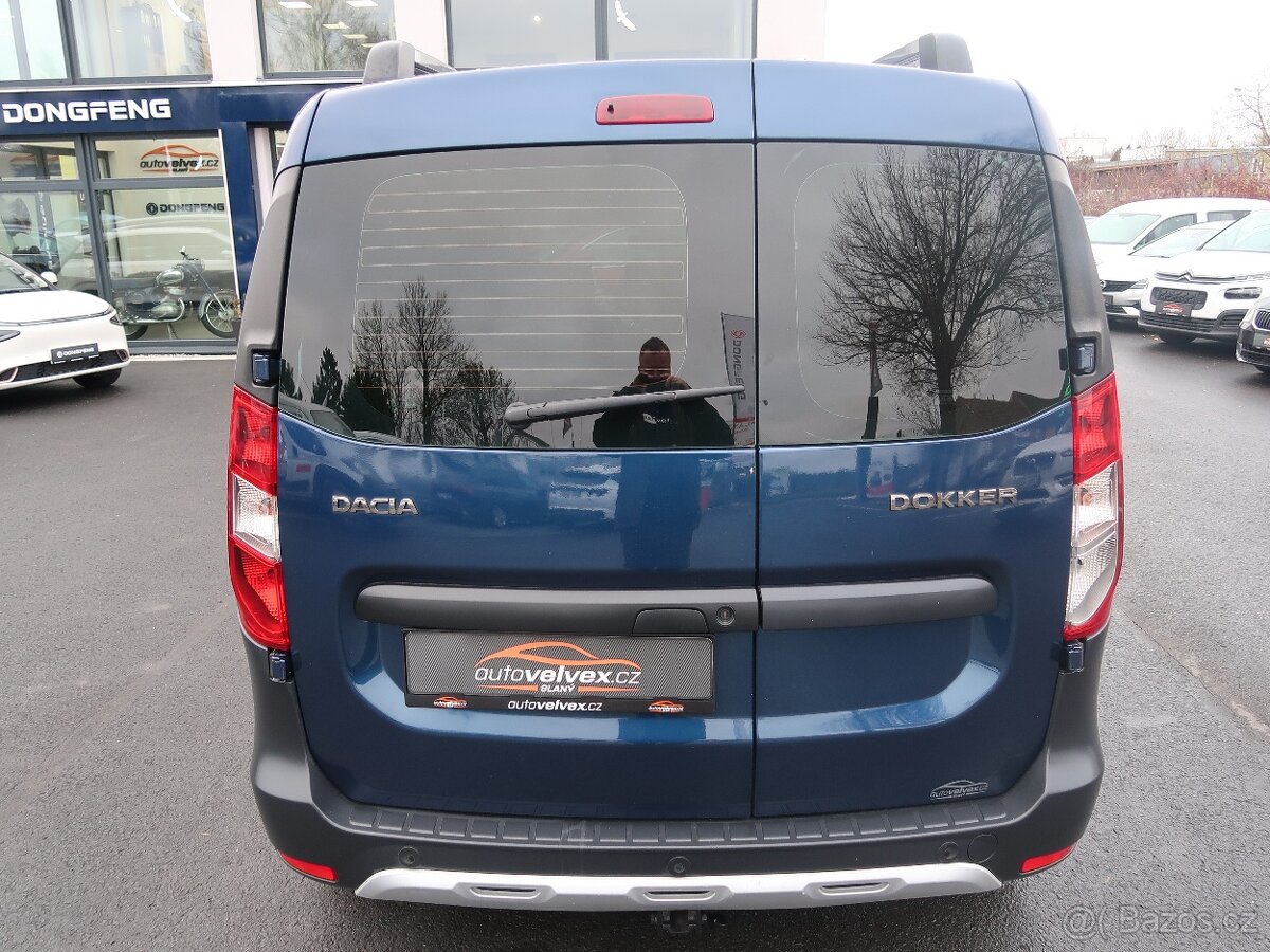 Dacia Dokker 1.6SCe,80kW,LPG,Stepway,1maj,Serv.kn.,tažné - 6