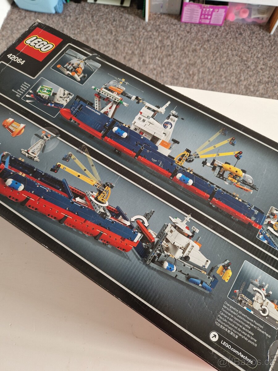 Lego technic 42064 loď 2v1 - 6