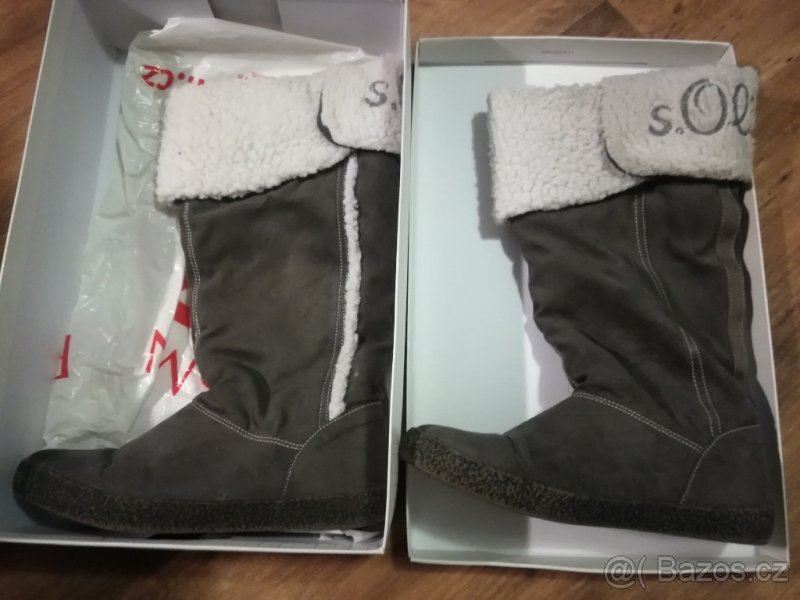 Kozačky s.Oliver a společenské boty - 6