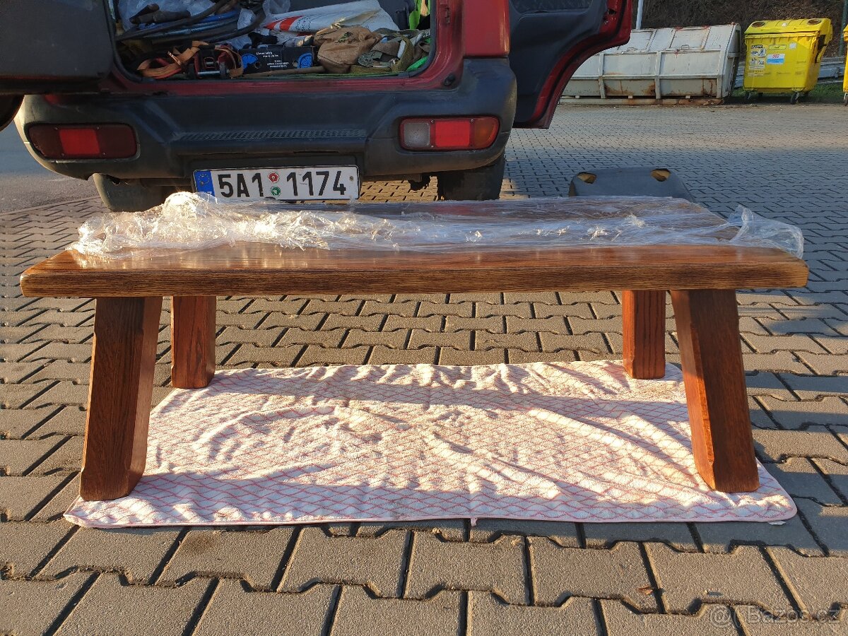 Dubový stolek Holandsko - 6