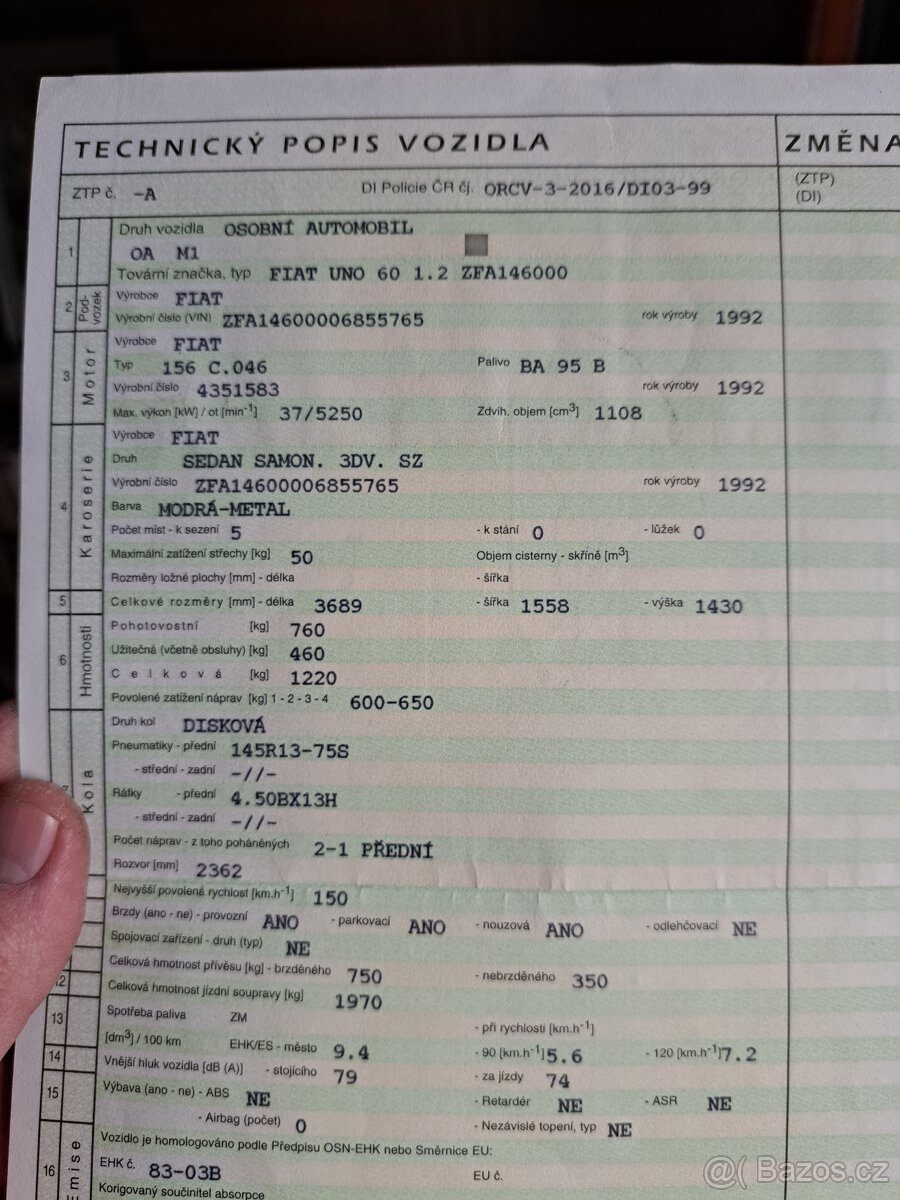 Prodám Fiat uno logo - 6
