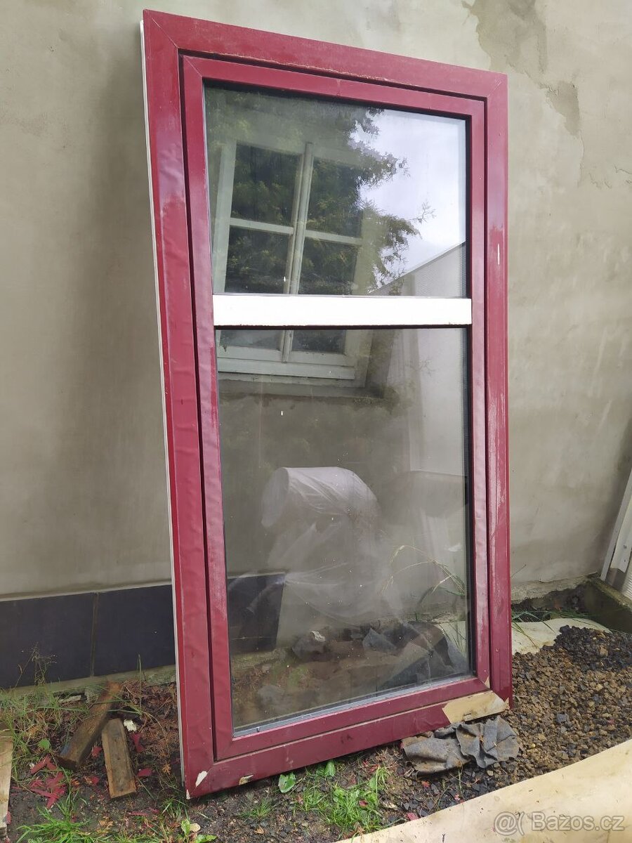 Plastová okna 4 ks Použitá 198 cm. x 106 cm. - 6