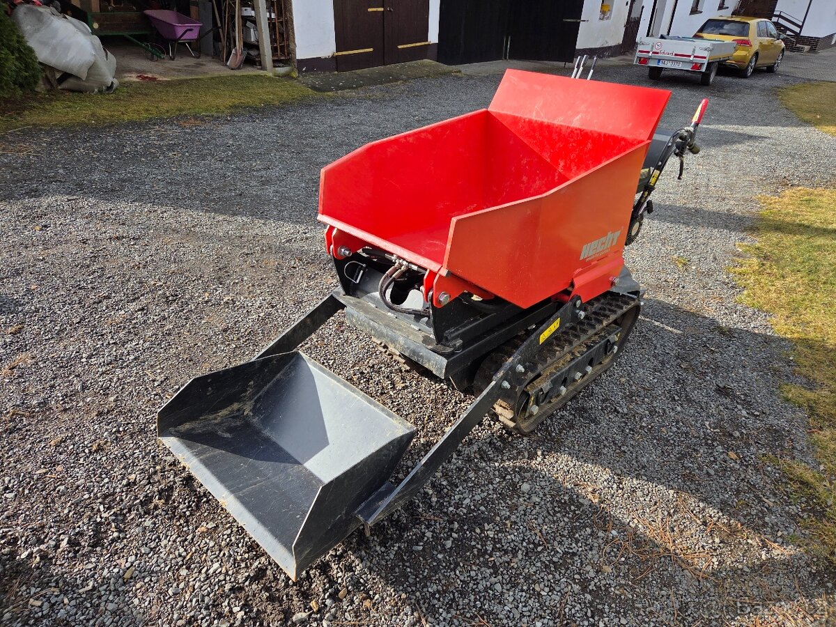 Pásový dumper HECHT 2960, zánovní v záruce - 6