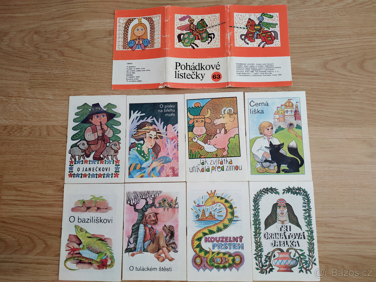 Retro Pohádkové lístečky + edice Korálky r. 1949 - 6