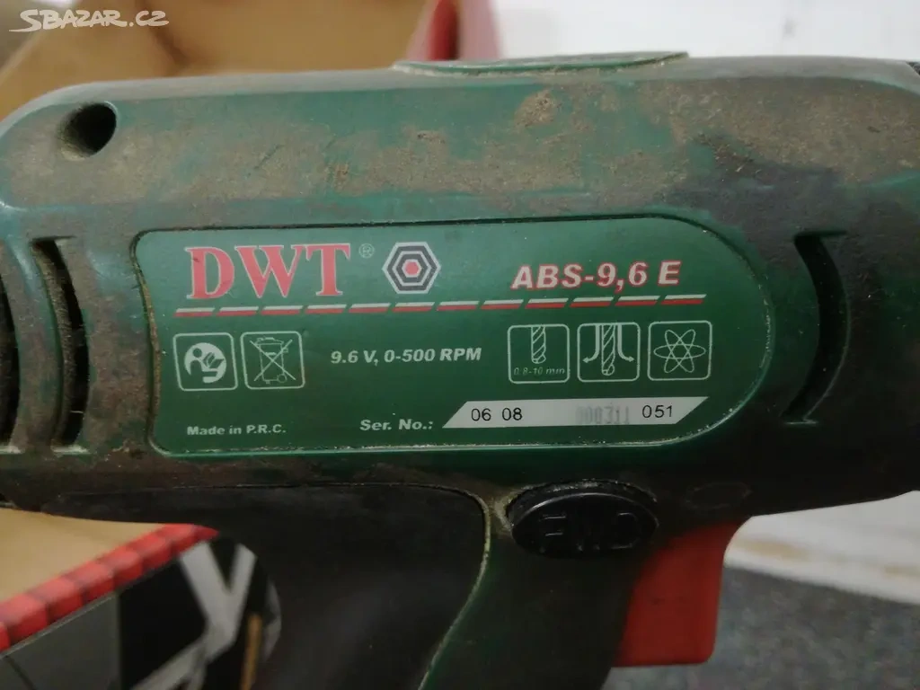 AKU vrtačka/šroubovák DWT ABS-9,6 E - 6