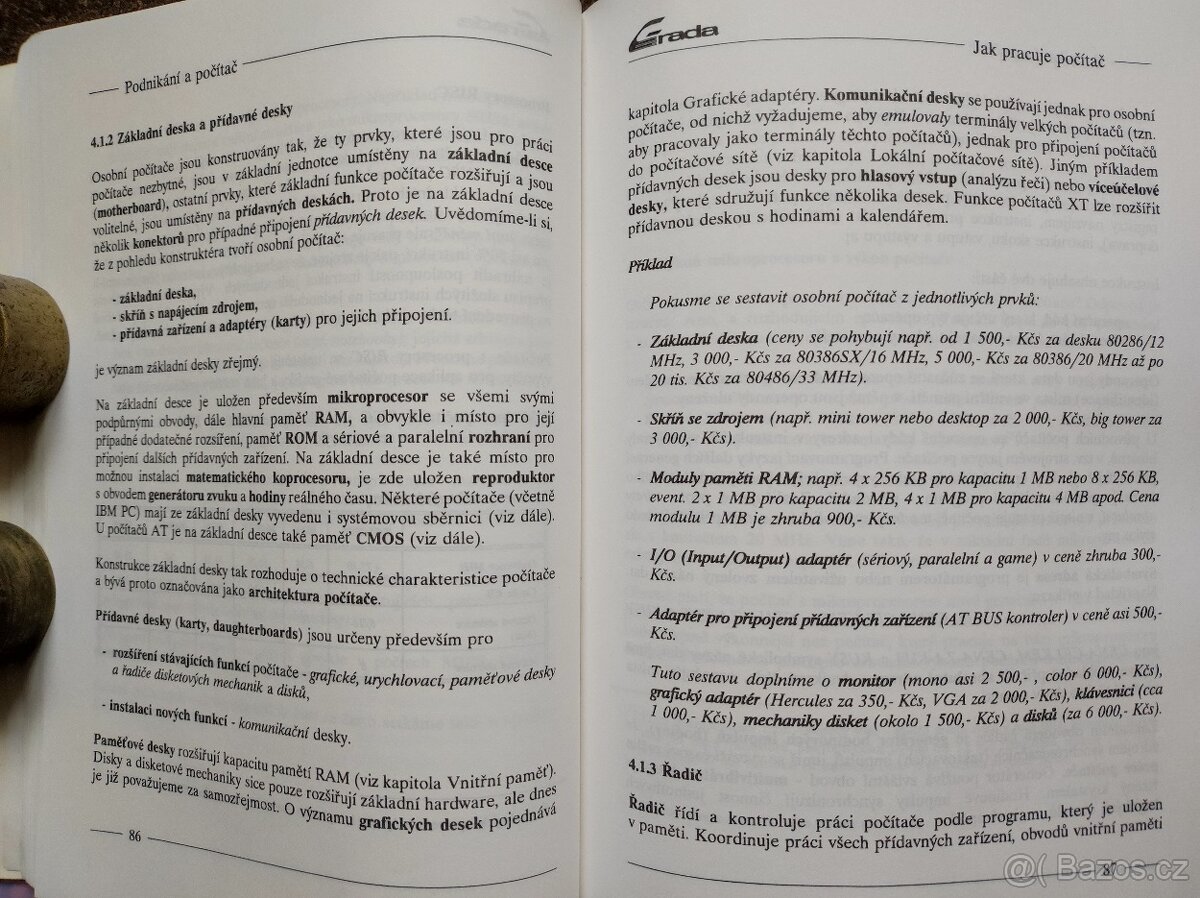 Počítačové učebnice 1. pol. 90. MS-DOS sestavy - 6