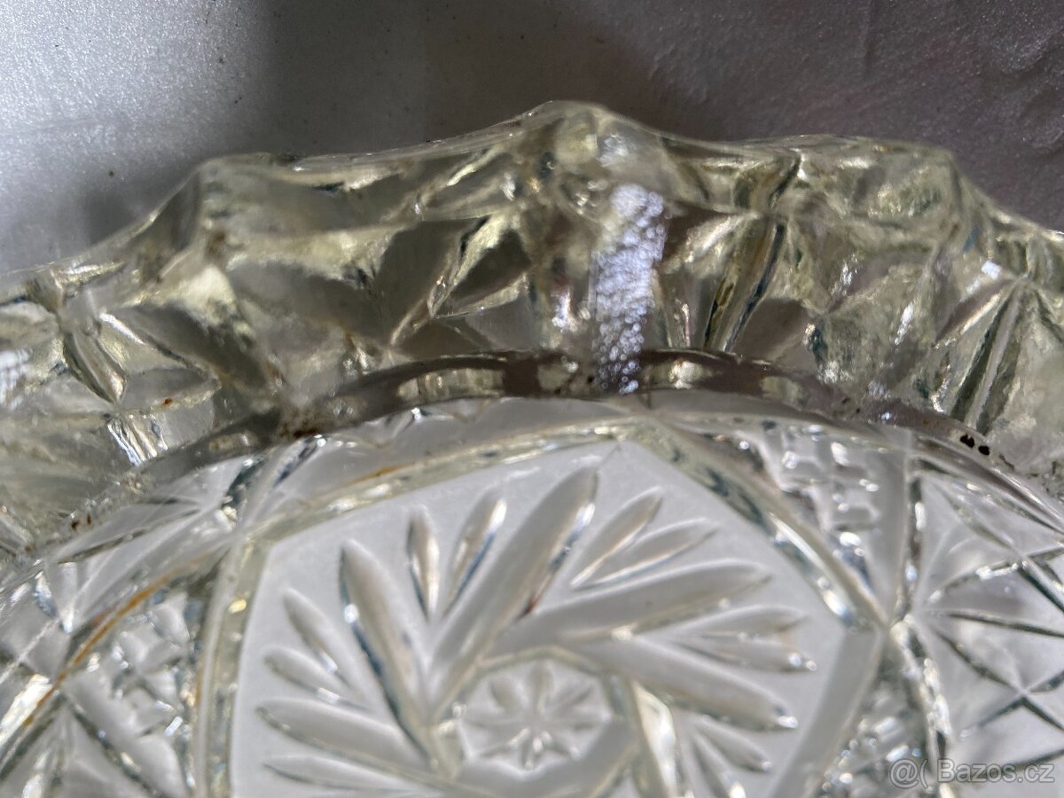 Retro skleněný popelník - 6