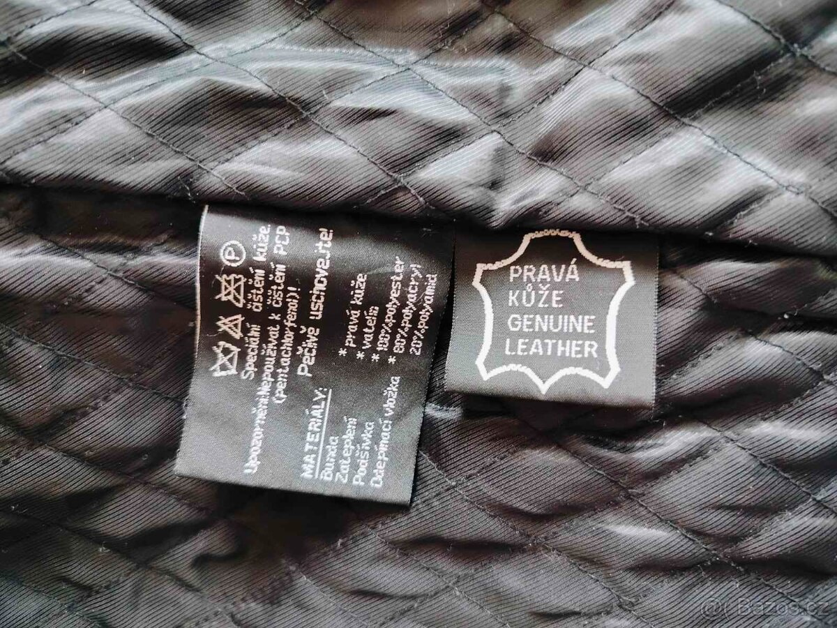 Pánská bunda z pravé kůže vel. 2xl - 6