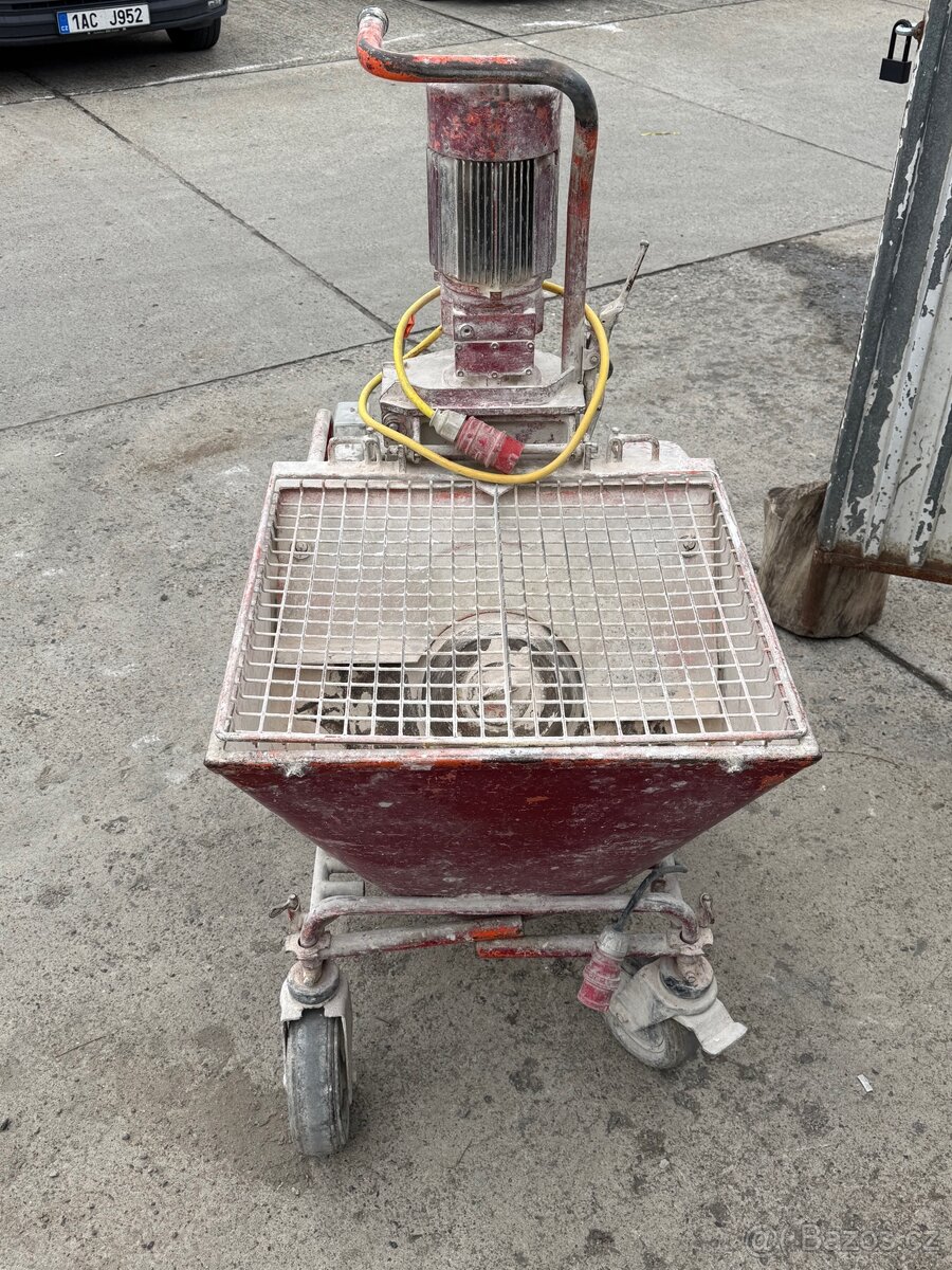 PFT Omítací stroj 380v použití po servisu - 6