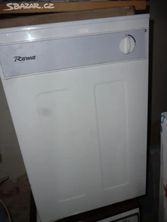 pračka romo kombi,nerez vana ,ohřev vody,ždímání za 4000kč - 6