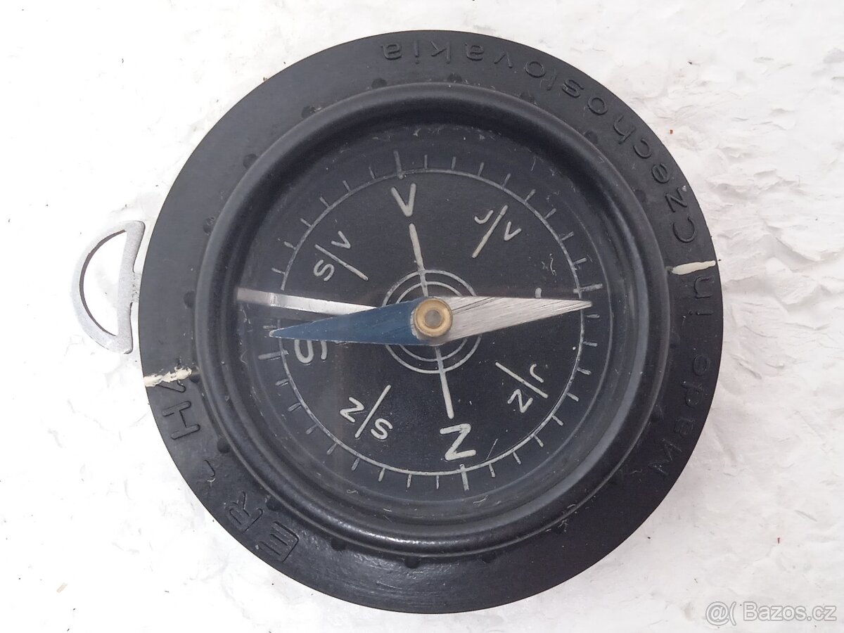 Bakelitový retro kompas ER-HA ČSSR - 6