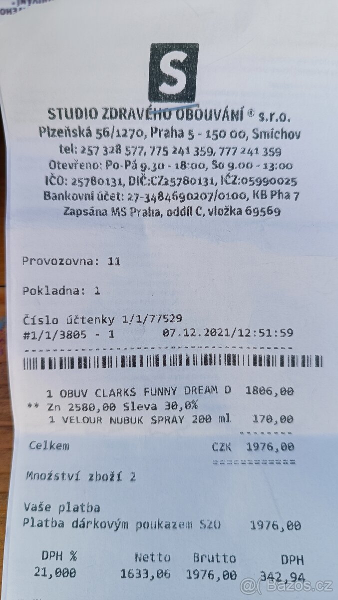 Dámské polobotky CLARKS FUNNY DREAM 35,5 - 6