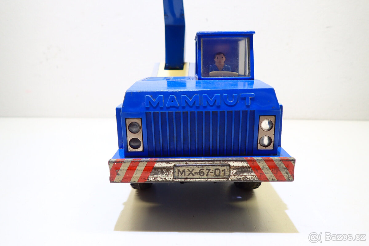 Jeřáb Mammut na setrvačník - Retro Hračky - 6