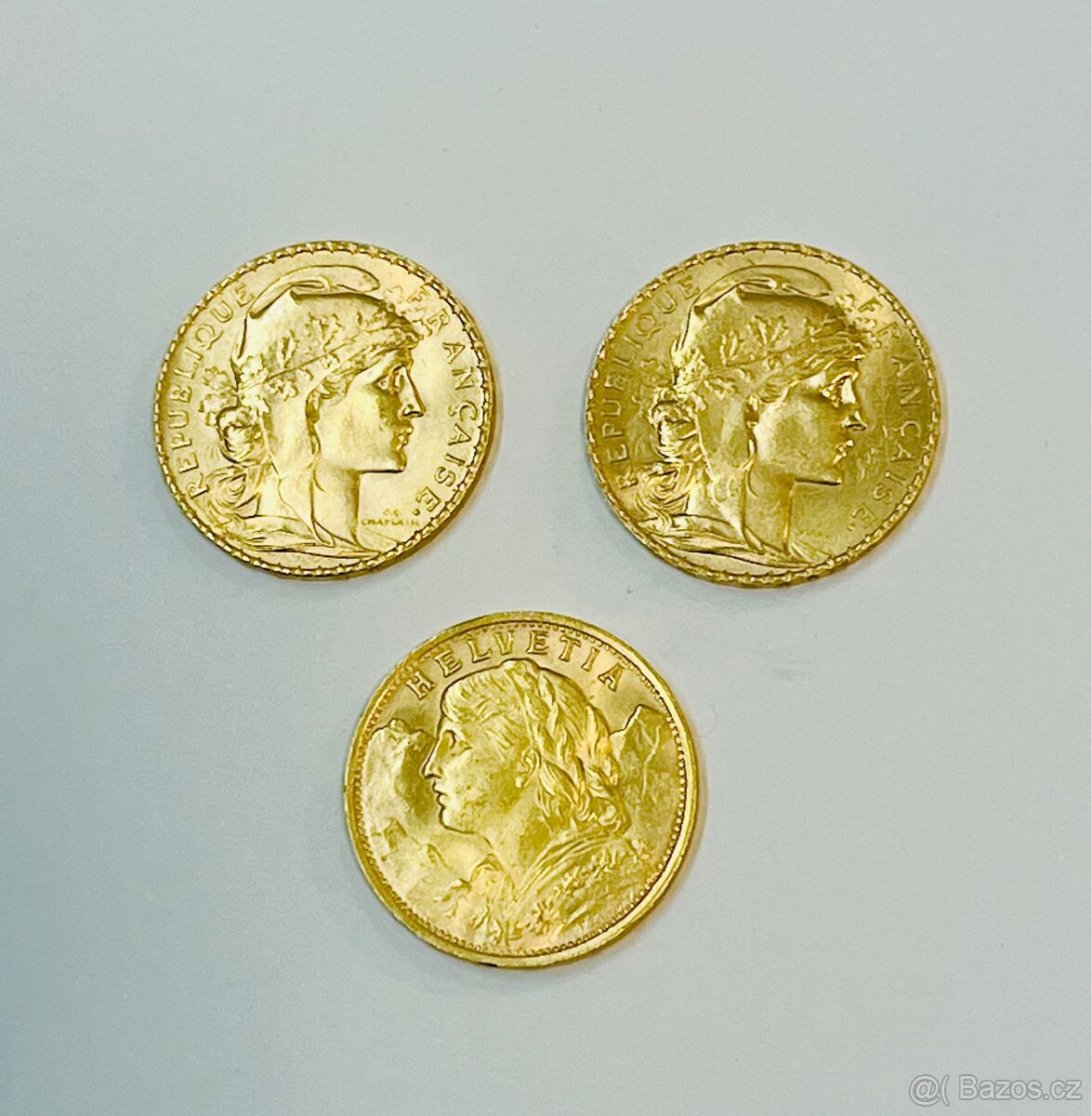 3x zlatá mince - 6