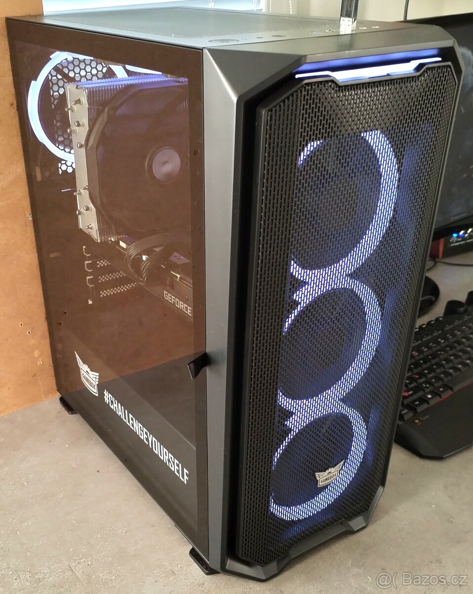 HERNÍ PC,Ryzen 5700X,RTX 3080,32GB,SSD+SATA - 6